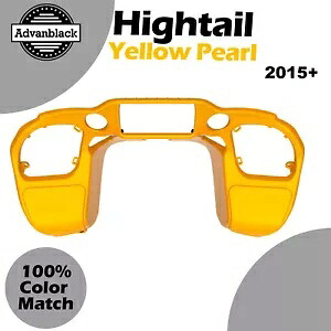 Advanblack ハイテール イエロー パール インナーフェアリング ハーレー ツーリング ロード グライド 15+用 Advanblack Hightail Yellow Pearl Inner Fairing For Harley Touring Road Glide 15+ 【並行輸入品】