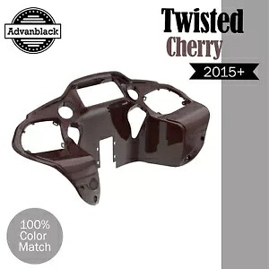 ツイスト チェリー インナー フェアリングはハーレー ツーリング ロード グライド 2015up に適合します。 Twisted Cherry Inner Fairing Fits Harley Touring Road Glide 2015up 【並行輸入品】｜カスタムパーツ WORLD倉庫