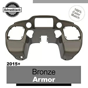 Advanblack ブロンズ アーマー インナーフェアリング ハーレー ツーリング ロード グライド 2015up に適合 Advanblack Bronze Armor Inner Fairing Fits Harley Touring Road Glide 2015up 【並行輸入品】