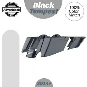 CVO テーパード ストレッチ拡張サドルバッグ ハーレー 2014+ ブラック テンペストに適合 CVO Tapered Stretched Extended Saddlebags Fits Harley 2014+ BLACK TEMPEST 【並行輸入品】