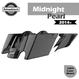 ミッドナイト パール ストレッチ拡張サドルバッグ 2014 年以降のハーレー FLHR FLHXS FLTRX 用 Midnight Pearl Stretched Extended Saddlebags For 2014+ Harley FLHR FLHXS FLTRX 【並行輸入品】｜カスタムパーツ WORLD倉庫