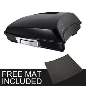 マットブラック レイザーパック トランク ハーレー ツーリング ストリート ロード グライド 2009-2013 に適合 Matte Black Razor Pack Trunk Fit For Harley Touring Street Road Glide 2009-2013 【並行輸入品】