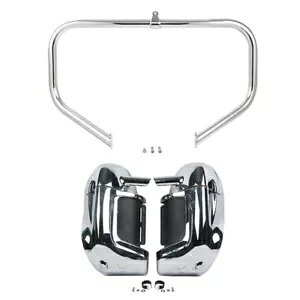 クローム下部通気フェアリング エンジンガードバー ハーレーロードキング 2009-2013用 Chrome Lower Vented Fairings Engine Guard Bar Fit For Harley Road King 2009-2013 【並行輸入品】|カスタムパーツ WORLD倉庫