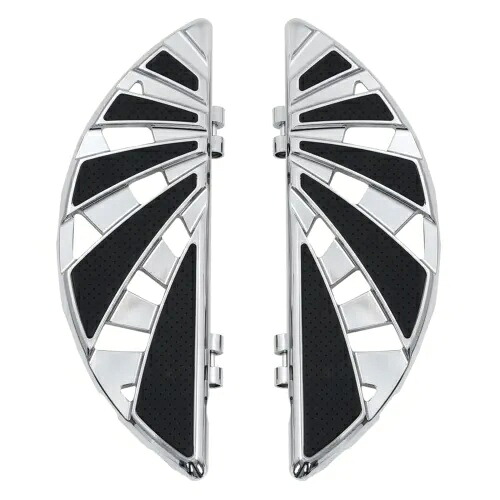 クローム ドライバー フロアボード ハーレー ツーリング ロード グライド 86-24 ソフテイル 1986-17 に適合 Chrome Driver Floorboard Fit For Harley Touring Road Glide 86-24 Softail 1986-17 【並行輸入品】