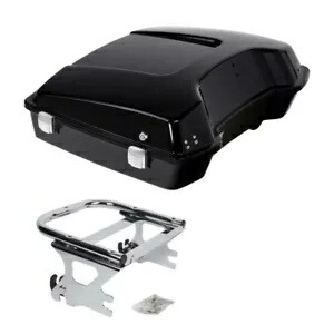 Razor トランク ツーアップ クローム マウント ラック ハーレー ツアー パック ストリート グライド 97-08 に適合 Razor Trunk Two Up Chrome Mount Rack Fit For Harley Tour Pak Street Glide 97-08 【並行輸入品】