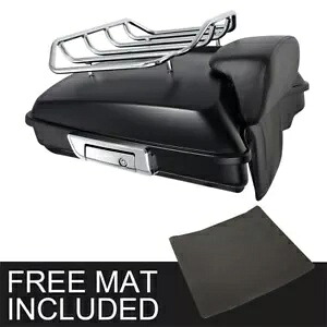 マットブラック レイザー ツアー トランク バックレスト 荷物ラック ハーレー ツーリング 14-24 用 Matte Black Razor Tour Trunk Backrest Luggage Rack Fit For Harley Touring 14-24 【並行輸入品】｜カスタムパーツ WORLD倉庫