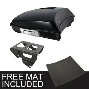 マットブラック レイザーパック トランク ソロ マウント ハーレー ツアー パック ロード グライド 14-24 に適合 Matte Black Razor Pack Trunk Solo Mount Fit For Harley Tour Pak Road Glide 14-24 【並行輸入品】｜カスタムパーツ WORLD倉庫