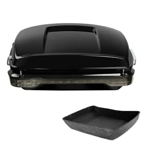 チョップドパック トランク スモーク テールライト ハーレー ツアーパック ストリート グライド 14-24 に適合 Chopped Pack Trunk Smoked Tail Light Fit For Harley Tour Pak Street Glide 14-24 【並行輸入品】