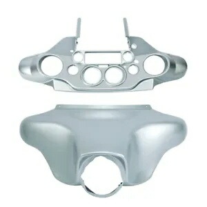 シルバー アウター & インナー バットウィング フェアリング ハーレー エレクトラグライド 1996-2013 12 に適合 Silver Outer & Inner Batwing Fairings Fit For Harley Electra Glide 1996-2013 12 【並行輸入品】