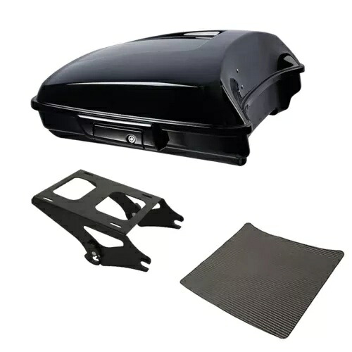 ブラック レイザーパック トランク クイック デタッチ マウント ハーレー ツアーパック ロードグライド 14-2024用 Black Razor Pack Trunk Quick Detach Mount For Harley Tour Pak Road Glide 14-2024 【並行輸入品】