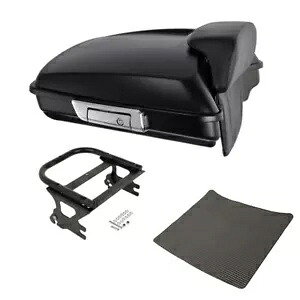 マットブラック レイザーパック トランクパッドマウント ハーレーツアーパック FLHT 1997-2008 07用 Matte Black Razor Pack Trunk Pad Mount Fit For Harley Tour Pak FLHT 1997-2008 07 【並行輸入品】