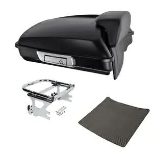 マットブラック レイザーパック トランクパッドマウント ハーレーツアーパック ロードキング 1997-08用 Matte Black Razor Pack Trunk Pad Mount Fit For Harley Tour Pak Road King 1997-08 【並行輸入品】