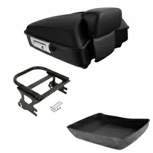 マットチョップトランクバックレスト 2 アップマウントハーレーツアーパックツーリング 97-08 に適合 Matte Chopped Trunk Backrest Two Up Mount Fit For Harley Tour Pak Touring 97-08 【並行輸入品】 64,130円