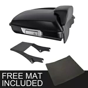 マットブラック レイザー トランク パッド マウント ハーレー ツアー パック エレクトラ グライド 1997-08 に適合 Matte Black Razor Trunk Pad Mount Fit For Harley Tour Pak Electra Glide 1997-08 【並行輸入品】