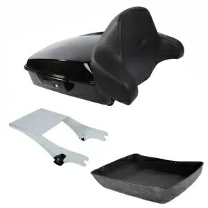 チョップドパック トランク バックレスト マウント ハーレー ツアーパック ロードキング 1997-2008 07 に適合 Chopped Pack Trunk Backrest Mount Fit For Harley Tour-Pak Road King 1997-2008 07 【並行輸入品】