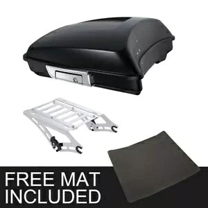 マットブラック レイザー トランク マウント ラック ハーレー ツアーパック ストリート グライド 14-2024 に適合 Matte Black Razor Trunk Mount Rack Fit For Harley Tour-Pak Street Glide 14-2024 【並行輸入品】｜カスタムパーツ WORLD倉庫