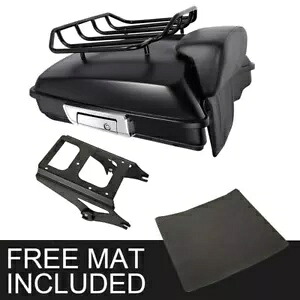 マットレイザートランクバックレストレールマウントハーレーツアーパックロードキング09-13 12に適合 Matte Razor Trunk Backrest Rail Mount Fit For Harley Tour-Pak Road King 09-13 12 【並行輸入品】