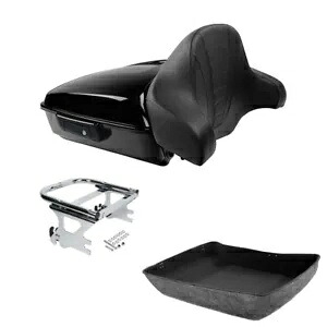 チョップドパック トランク バックレスト マウント ハーレー ツアー パック ロード キング FLTR 1997-08 に適合 Chopped Pack Trunk Backrest Mount Fit For Harley Tour Pak Road King FLTR 1997-08 【並行輸入品】