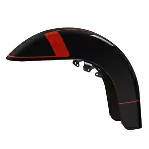 フロントフェンダー ハーレーストリート ロードグライド ブラックアース ビビッドブラック 2014-2024 に適合 Front Fender Fit For Harley Street Road Glide Black Earth Vivid Black 2014-2024 【並行輸入品】