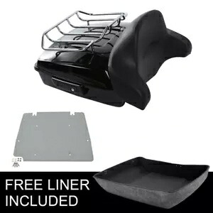 みじん切りトランク背もたれラックベースプレートハーレーツアーパックツーリング 2014-2024 に適合 Chopped Trunk Backrest Rack Base Plate Fit For Harley Tour Pak Touring 2014-2024 【並行輸入品】