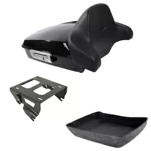チョップド トランク バックレスト & ソロ マウント ラック ハーレー ツーリング ツアー パック 14-2024 に適合 Chopped Trunk Backrest & Solo Mount Rack Fit For Harley Touring Tour Pak 14-2024 【並行輸入品】｜カスタムパーツ WORLD倉庫 70,180円