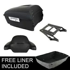 マットキング トランク バックレスト パッド マウント ラック ハーレー ツアーパック ツーリング 2014-24 用 Matte King Trunk Backrest Pad Mount Rack Fit For Harley Tour Pak Touring 2014-24 【並行輸入品】｜カスタムパーツ WORLD倉庫