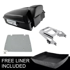 みじん切りトランクバックレストマウントプレートハーレーツアーパックエレクトラグライド 2009-13 に適合 Chopped Trunk Backrest Mount Plate Fit For Harley Tour Pak Electra Glide 2009-13 【並行輸入品】｜カスタムパーツ WORLD倉庫