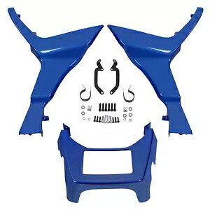 サイドフェアリングチンスポイラーカバーハーレーロードグライド17-24マコシャークフェードに適合 Side Fairings Chin Spoiler Cover Fit For Harley Road Glide 17-24 Mako Shark Fade 【並行輸入品】