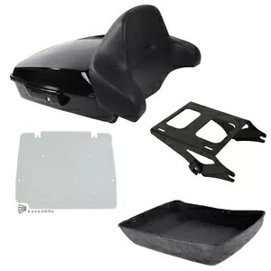 ブラックチョップドトランクパッドマウントプレートハーレーツアーパックストリートグライド14-2024に適合 Black Chopped Trunk Pad Mount Plate Fit For Harley Tour Pak Street Glide 14-2024 【並行輸入品】