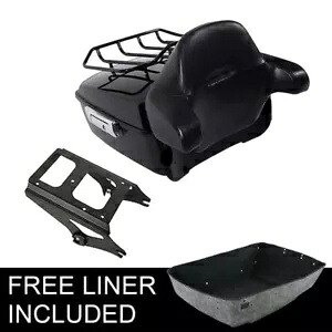 ブラックキング トランクバックレストパッドマウント ハーレーツアーパックパックツーリング2009-13用 Black King Trunk Backrest Pad Mount Fit For Harley Tour Pak Pack Touring 2009-13 【並行輸入品】｜カスタムパーツ WORLD倉庫