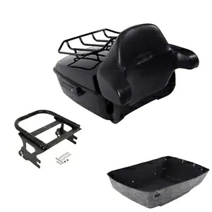 キングパック トランク バックレスト マウント ハーレーダビッドソン ツアー パック ロード グライド 97-08 に適合 King Pack Trunk Backrest Mount Fit For Harley Davidson Tour Pak Road Glide 97-08 【並行輸入品】｜カスタムパーツ WORLD倉庫