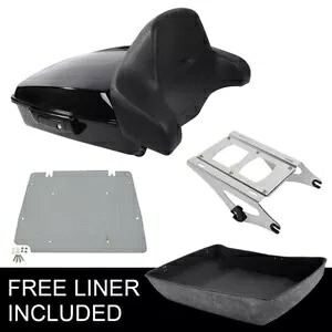 チョップドパック トランクパッド ツーアップ マウント ラック ハーレー ツアーパック ツーリング 2014-24 用 Chopped Pack Trunk Pad Two-Up Mount Rack Fit For Harley Tour Pak Touring 2014-24 【並行輸入品】