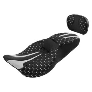 運転席助手席背もたれハーレーエレクトラロードグライド 2009-2023 FLTRX に適合 Driver Passenger Seat Backrest Fit For Harley Electra Road Glide 2009-2023 FLTRX 【並行輸入品】