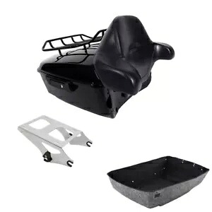 キングパック トランクマウントラック バックレスト ハーレーツアーパックツーリング FLHT 14-2024用 King Pack Trunk Mount Rack Backrest Fit For Harley Tour Pak Touring FLHT 14-2024 【並行輸入品】｜カスタムパーツ WORLD倉庫