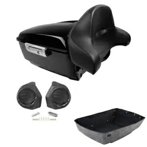 King Trunk バックレスト & スピーカー Harley Tour Pak Pack CVO Road Glide 14-24 に適合 King Trunk Backrest & Speakers Fit For Harley Tour Pak Pack CVO Road Glide 14-24 【並行輸入品】