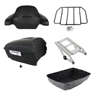 マットキングパック トランクパッドマウントラック ハーレーツアーパックロードキング 2014-2024用 Matte King Pack Trunk Pad Mount Rack Fit For Harley Tour Pak Road King 2014-2024 【並行輸入品】｜カスタムパーツ WORLD倉庫