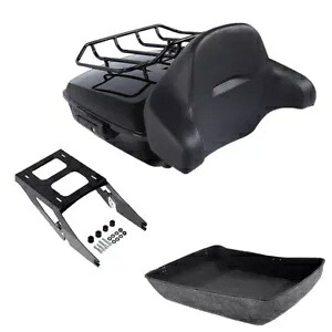 みじん切りラック トランク バックレスト マウント ハーレー ツアー パック スポーツ グライド FLSB 18-21 に適合 Chopped Rack Trunk Backrest Mount Fit For Harley Tour Pak Sport Glide FLSB 18-21 【並行輸入品】｜カスタムパーツ WORLD倉庫