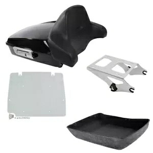 みじん切りトランクマウントラックベースプレート ハーレーツアーパックストリートグライド2014-24に適合 Chopped Trunk Mount Rack Base Plate Fit For Harley Tour Pak Street Glide 2014-24 【並行輸入品】