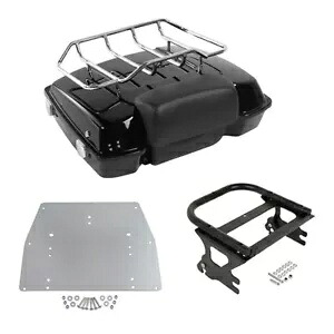 Razor トランク背もたれラックプレートマウントハーレーツアーパックツーリング 1997-2008 に適合 Razor Trunk Backrest Rack Plate Mount Fit For Harley Tour Pak Touring 1997-2008 【並行輸入品】