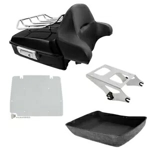 みじん切りトランクバックレストラック ハーレーツアーパックツーリングロードグライド 2014-2024 に適合 Chopped Trunk Backrest Rack Fit For Harley Tour Pak Touring Road Glide 2014-2024 【並行輸入品】