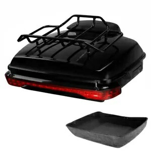 チョップドパック トランク バックレスト ラック ライト ハーレー ツアーパック ツーリング 2014-2024 に適合 Chopped Pack Trunk Backrest Rack Light Fit For Harley Tour-Pak Touring 2014-2024 【並行輸入品】