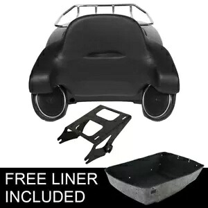 マットキング トランク バックレスト スピーカー マウント ラック ツアー パック ロード グライド 14-24 に適合 Matte King Trunk Backrest Speakers Mount Rack Fits For Tour Pak Road Glide 14-24 【並行輸入品】