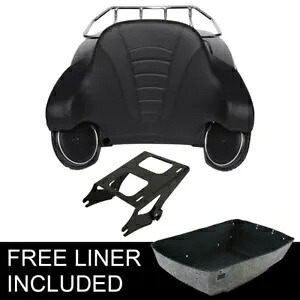 マットキング トランクパッドレールスピーカーマウント ハーレーツアーパックツーリング2014-24用 Matte King Trunk Pad Rail Speakers Mount Fit For Harley Tour Pak Touring 2014-24 【並行輸入品】