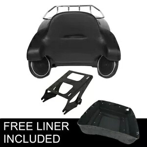 キングパック トランクパッドスピーカー ラックマウント ハーレーツアーパック ロードグライド 14-24用 King Pack Trunk Pad Speakers Rack Mount Fit For Harley Tour Pak Road Glide 14-24 【並行輸入品】｜カスタムパーツ WORLD倉庫