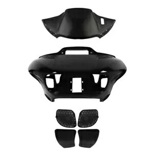 フロントフェアリングエアダクトグローブボックスドアスピーカーグリルハーレー FLTR 15-24 に適合 Front Fairings Air Duct Glove Box Door Speaker Grilles Fit For Harley FLTR 15-24 【並行輸入品】