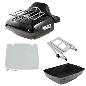 キングトランクバックレストマウントラックテールライトハーレーツアーパックパック 2014-2024 に適合 King Trunk Backrest Mount Rack Tail Light Fit For Harley Tour Pak Pack 2014-2024 【並行輸入品】