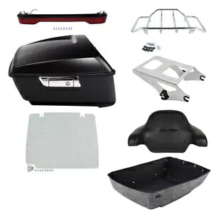 マットキング トランク バックレスト パッド ライト マウント ハーレー ツアー パック ツーリング 14-24 用 Matte King Trunk Backrest Pad Light Mount Fit For Harley Tour Pak Touring 14-24 【並行輸入品】