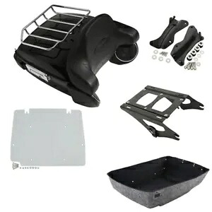 キング トランク パッド ライト ラック スピーカー マウント プレート ハーレー ロード グライド 14-2024 に適合 King Trunk Pad Light Rack Speaker Mount Plate Fit For Harley Road Glide 14-2024 【並行輸入品】｜カスタムパーツ WORLD倉庫