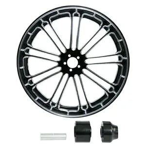 21インチ x 3.5インチ フロントホイールリム シングルディスクハブ ハーレーストリートグライド 2008-2024に適合 21\