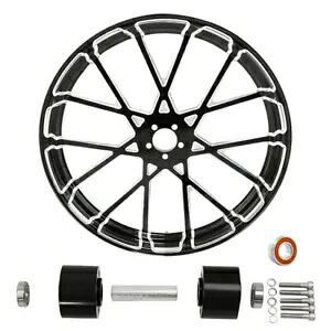 21x3.5インチ フロントホイールリム デュアルディスクハブ ハーレーロードキンググライド 2008-24 ABS用 21x3.5" Front Wheel Rim Dual Disc Hub Fit For Harley Road King Glide 2008-24 ABS 【並行輸入品】｜カスタムパーツ WORLD倉庫